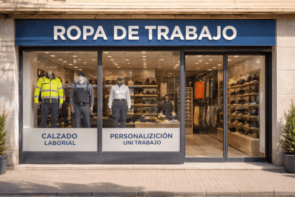 escaparate organizado uniformes
