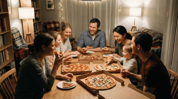 pizza en compañia