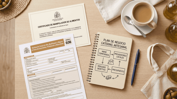 Documentos necesarios para legalizar un negocio de catering casero en España